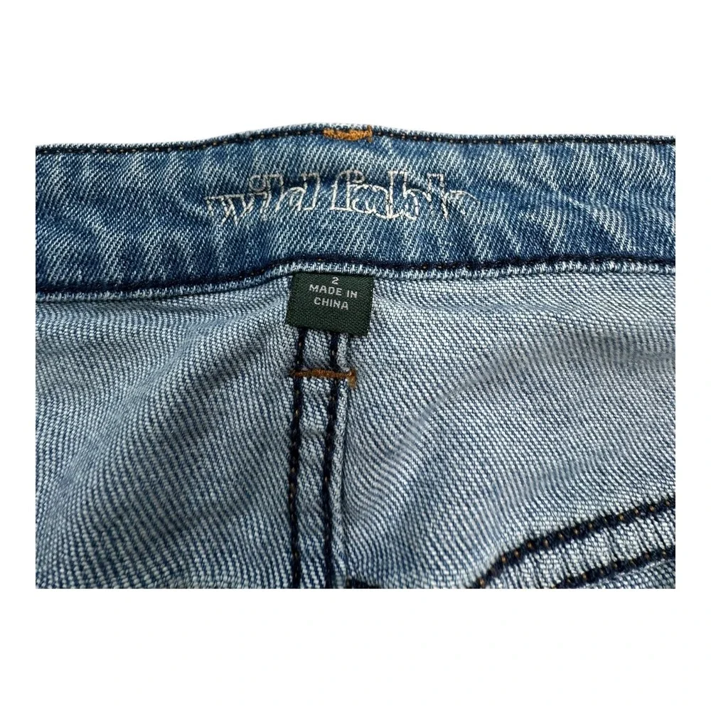 Wild Fable Womens Denim Cutoff Shorts Distressed Frayed Blue Size 2